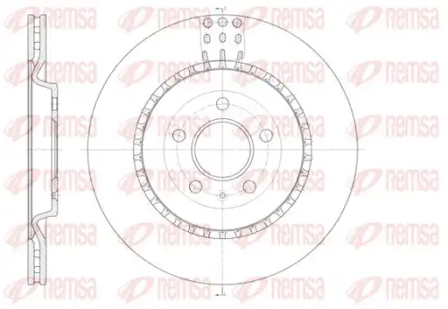 Тормозные диски REMSA 61492.10
