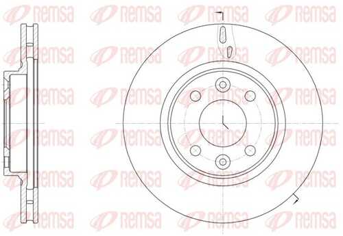 Тормозной диск REMSA 6153510