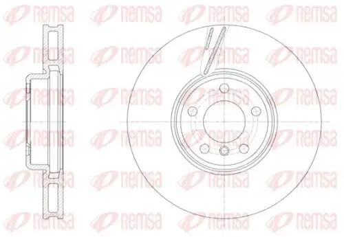 тормозные диски REMSA 61552.10