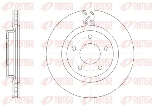 тормозные диски REMSA 61553.10