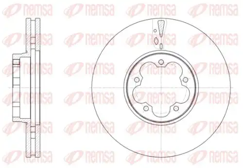 Тормозные диски REMSA 61568.10