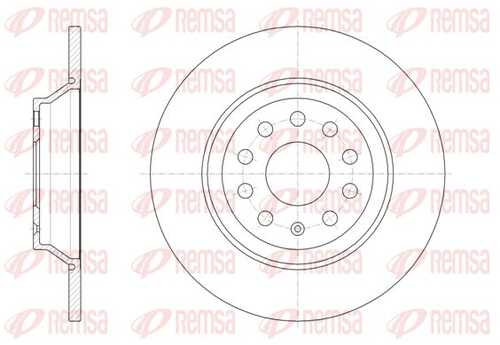 Диск тормозной REMSA 6158700