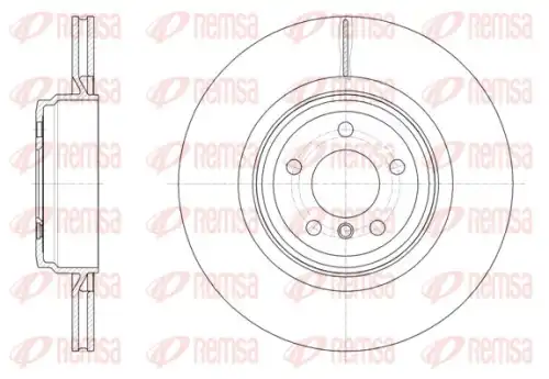 тормозные диски REMSA 61599.10