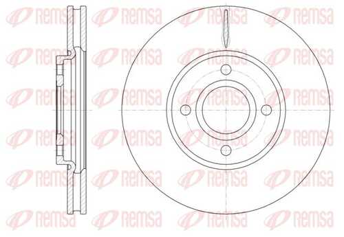 Тормозные диски REMSA 61601.10