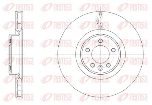 61611.10 REMSA тормозные диски