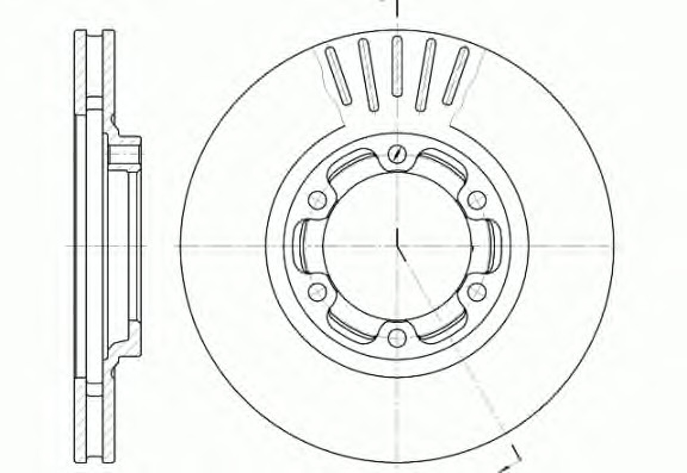 Диск тормозной REMSA 6952.10