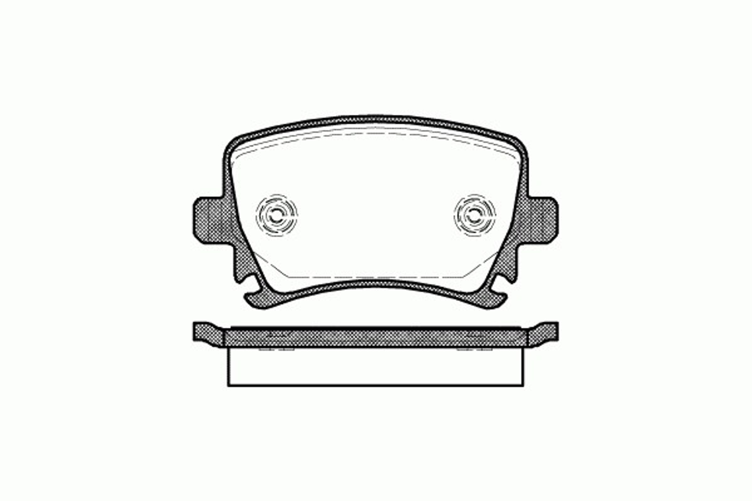 Колодки тормозные дисковые ROADHOUSE 21031.00