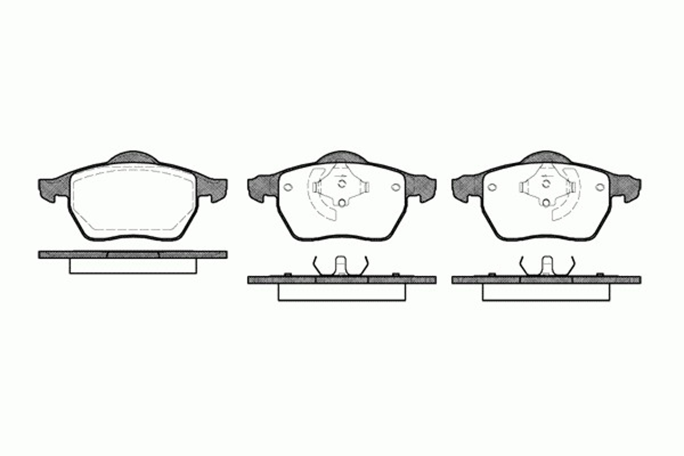 Колодки тормозные дисковые ROADHOUSE 2390.50