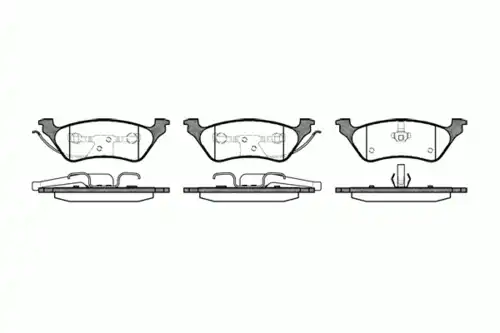 Тормозные колодки ROADHOUSE 281100