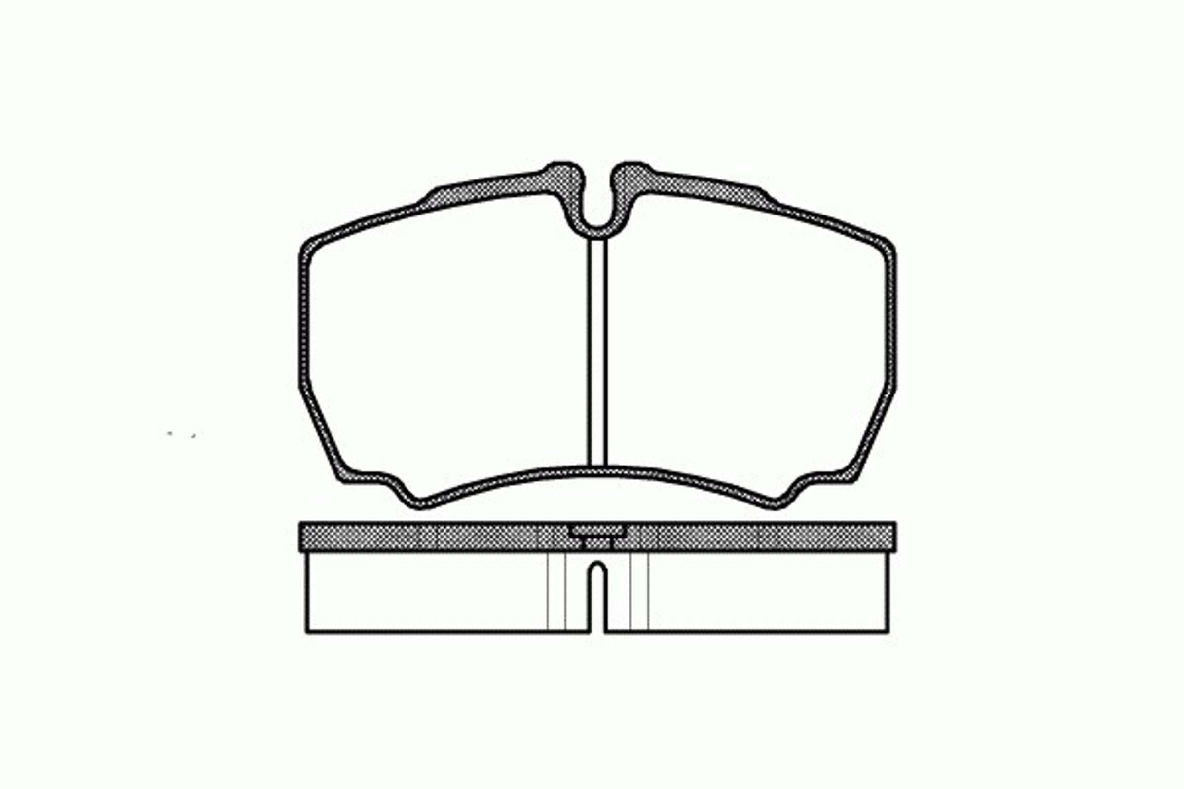 Комплект тормозных колодок дисковый тормоз ROADHOUSE 2849.00