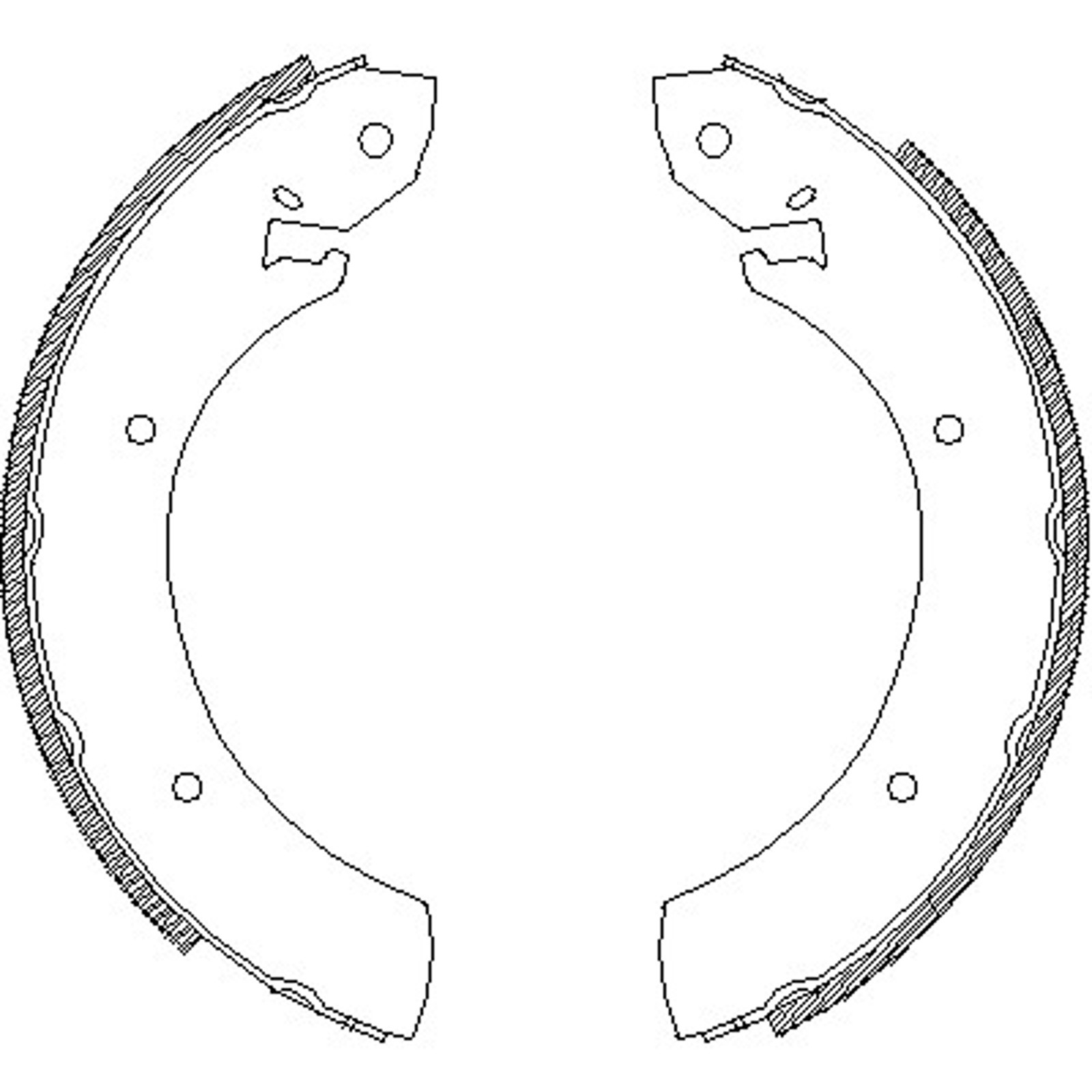 Комплект тормозных колодок ROADHOUSE 4250.01