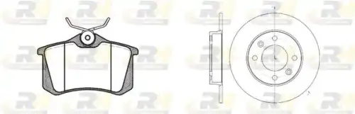 Колодки тормозные дисковые ROADHOUSE 8263.03