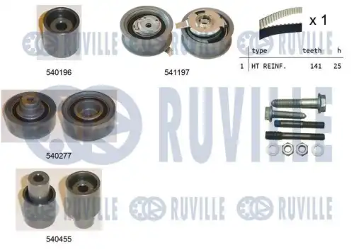 550059 RUVILLE Ремкомплект привода ГРМ