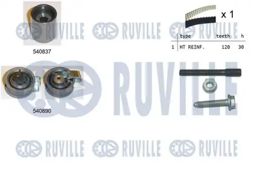 550137 RUVILLE Ремкомплект привода ГРМ