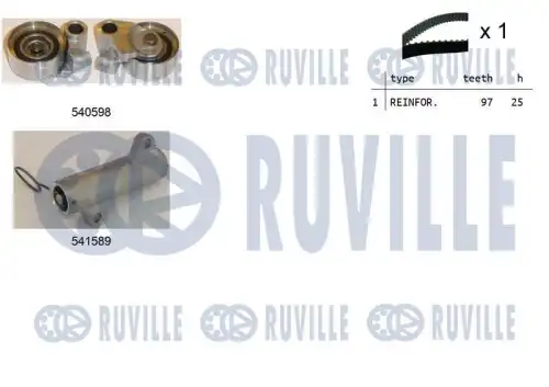 550271 RUVILLE Ремкомплект привода ГРМ