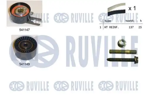 Ремкомплект привода грм RUVILLE 550279