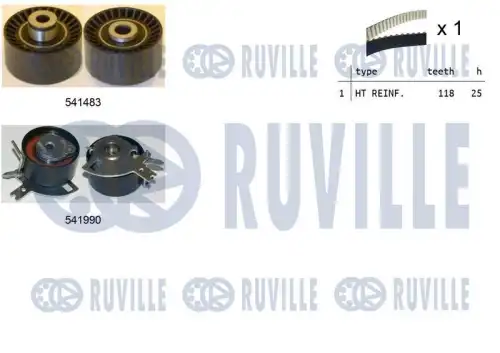 550280 RUVILLE Ремкомплект привода ГРМ