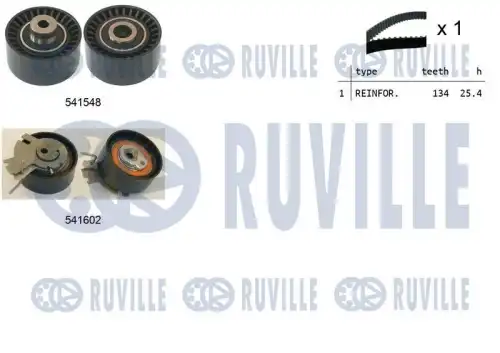 550286 RUVILLE Ремкомплект привода ГРМ