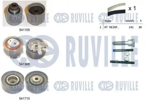 550299 RUVILLE Ремкомплект привода ГРМ