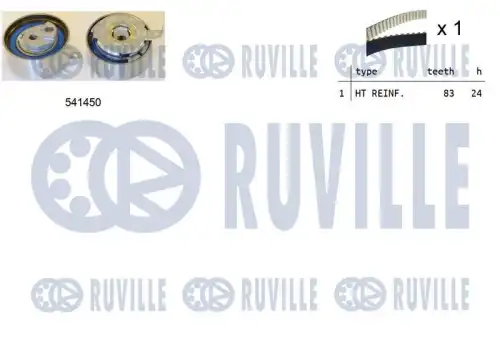 550324 RUVILLE Ремкомплект привода ГРМ