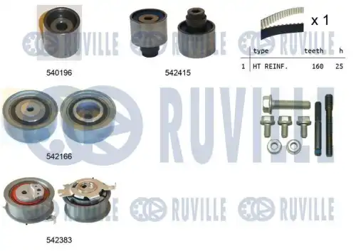 550335 RUVILLE Ремкомплект привода ГРМ