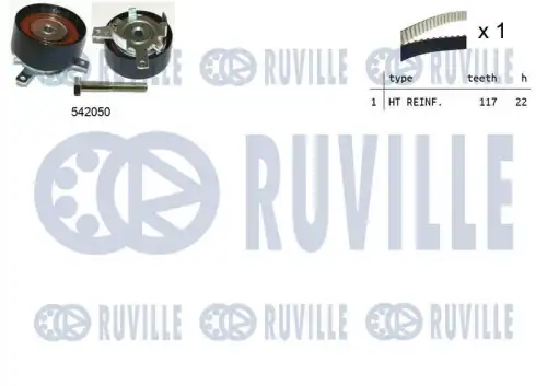 550337 RUVILLE Ремкомплект привода ГРМ