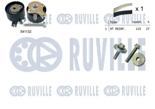 550355 RUVILLE Ремкомплект привода ГРМ