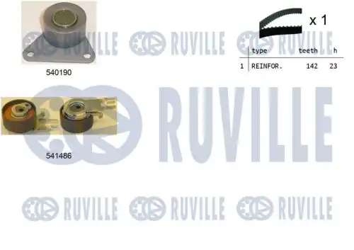 550364 RUVILLE Ремкомплект привода ГРМ