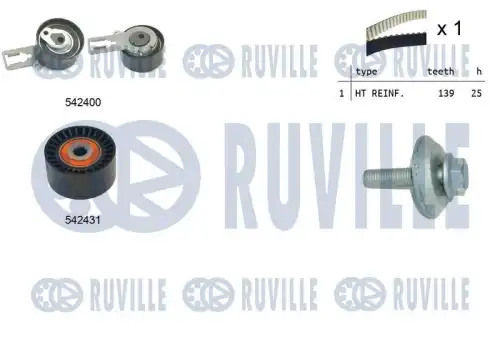 550379 RUVILLE Ремкомплект привода ГРМ