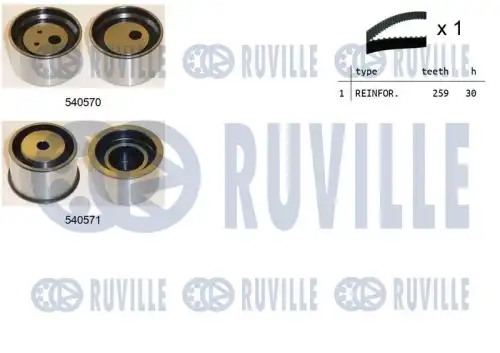 Ремкомплект привода грм RUVILLE 550411