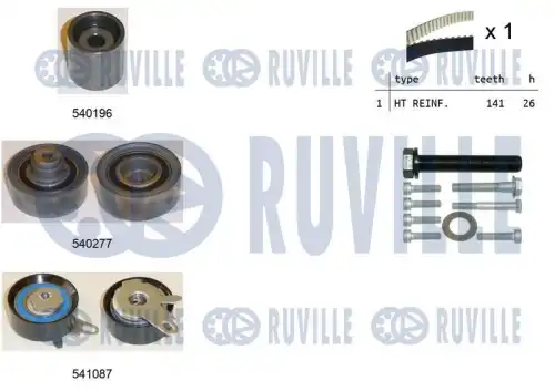 550504 RUVILLE Ремкомплект привода ГРМ