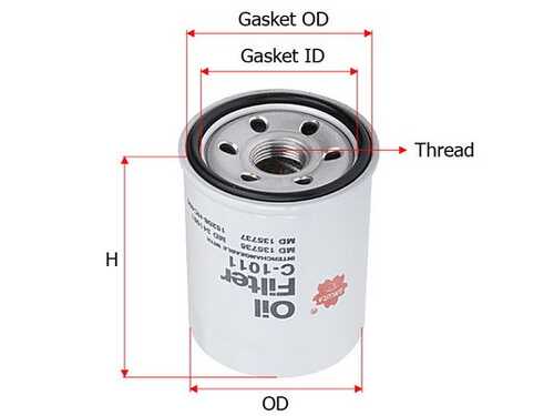 C1011 SAKURA Масляный фильтр