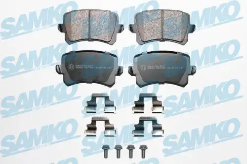 Комплект тормозных колодок дисковый тормоз SAMKO 5SP1390K