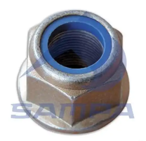 Sa020.145 гайка стремянки m27x2x40 sw41 самозажимная с юбкой 2x SAMPA 020.145