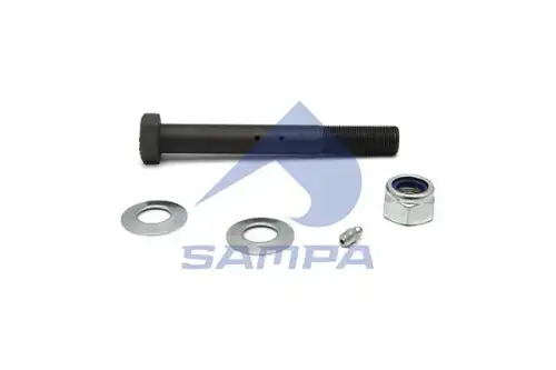 Sa080.603 р/к пальца рессоры (мр)20x44.5x97/104 палец+гайка+шайба+масленка SAMPA 080.603