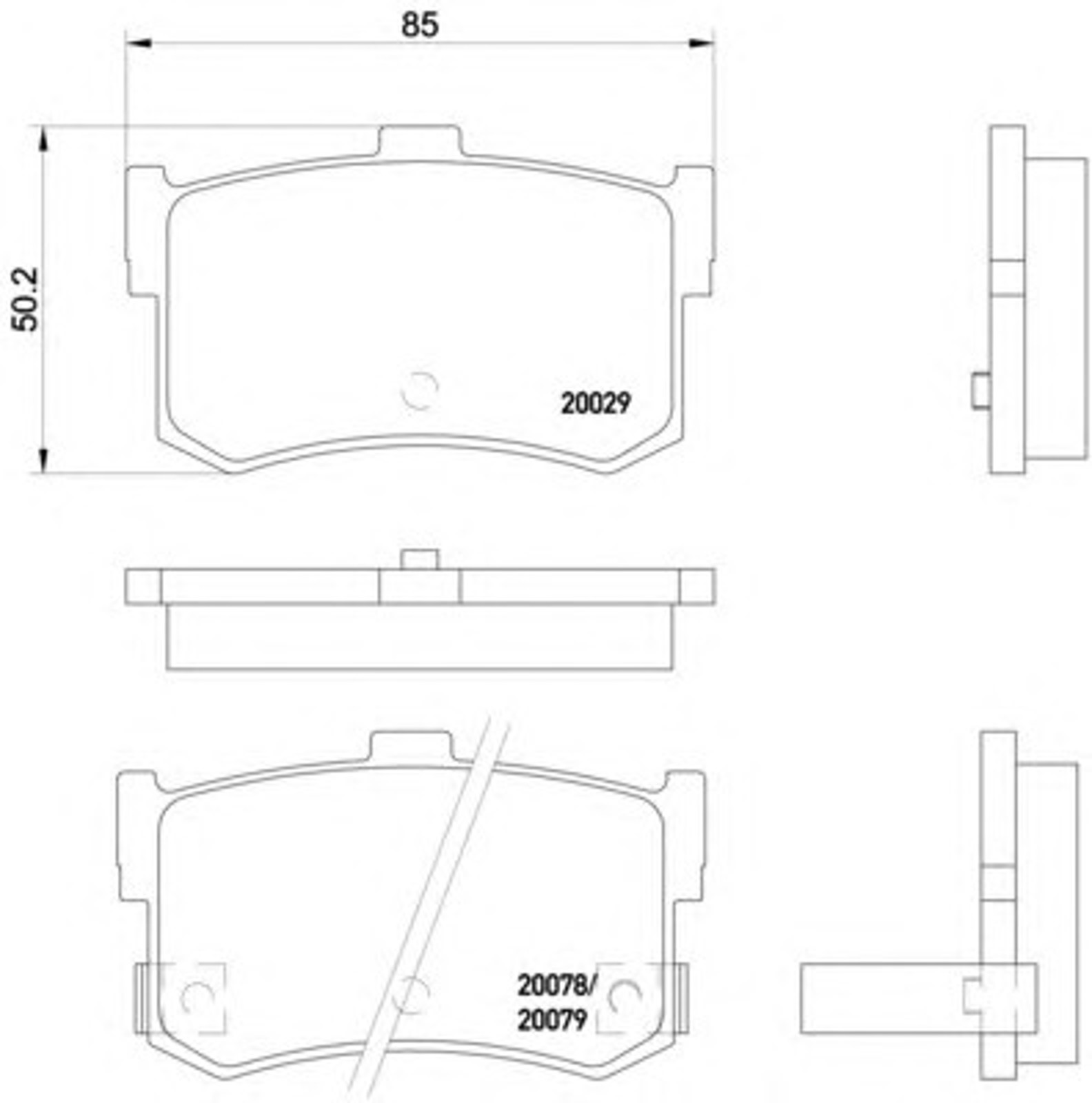 SP1074 SANGSIN BRAKE Колодки тормозные дисковые