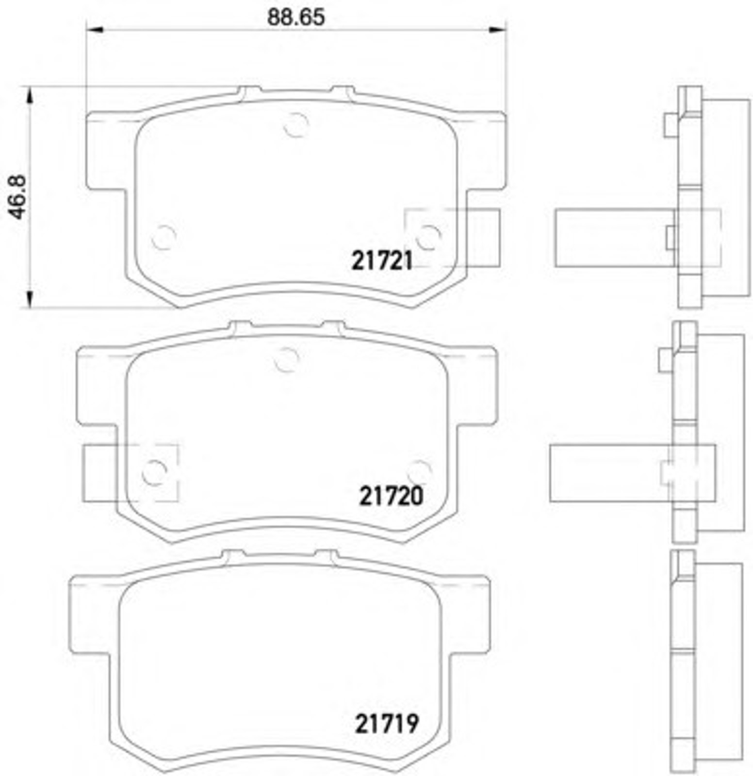 SP1076-R SANGSIN BRAKE Колодки тормозные дисковые