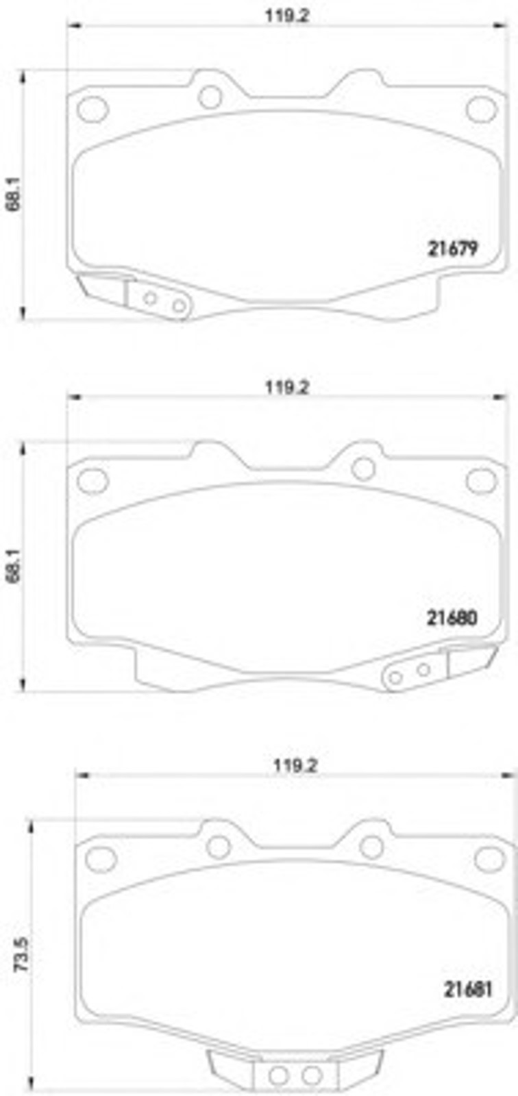 SP1222 SANGSIN BRAKE Колодки тормозные дисковые