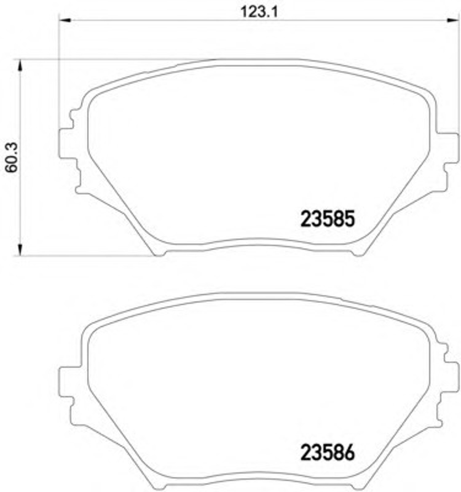 SP1233 SANGSIN BRAKE Колодки тормозные дисковые