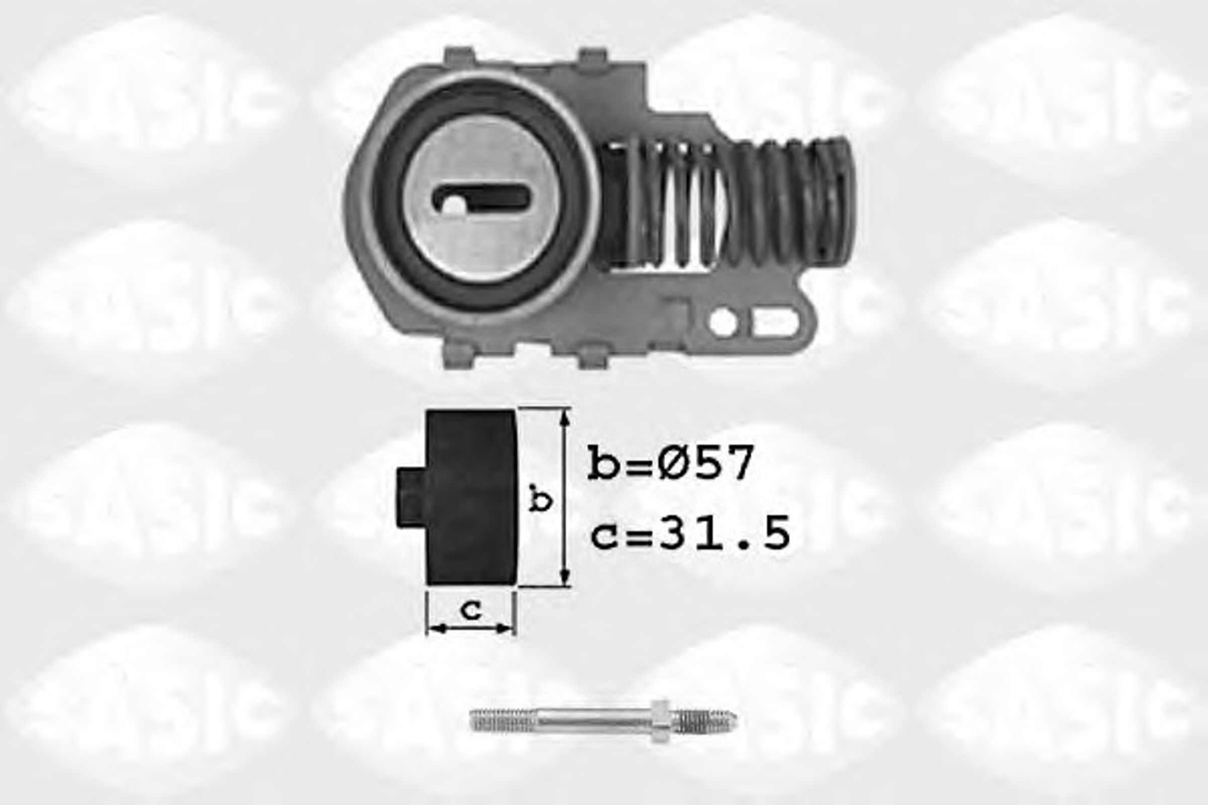 Натяжной ролик ремень грм SASIC 1700006