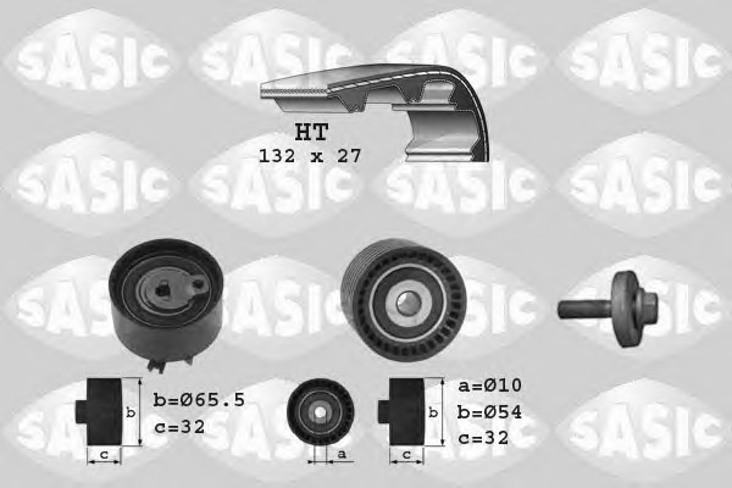 Комплект грм SASIC 1754012