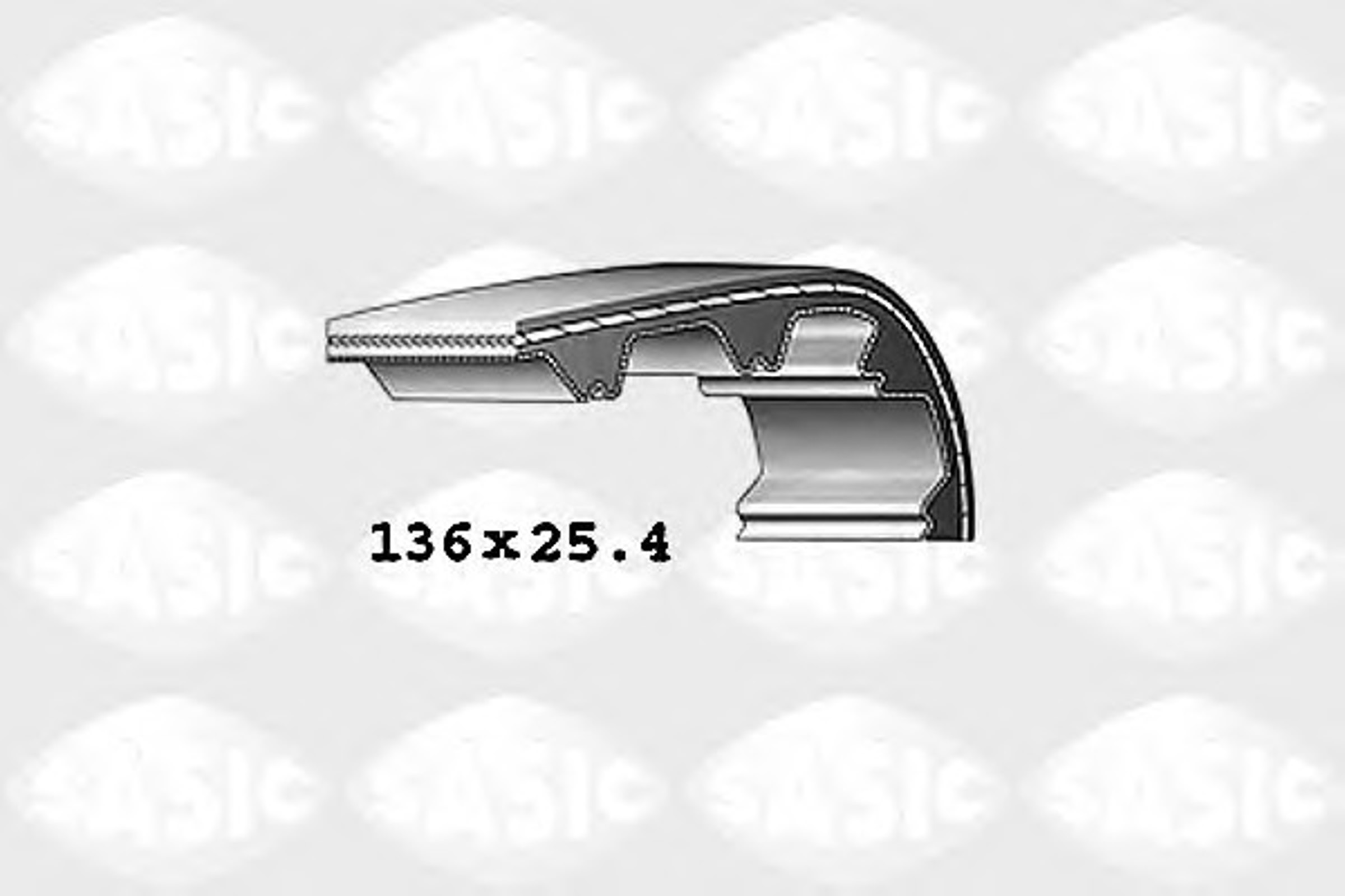 Ремень грм SASIC 1760001
