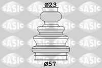 Sas1906097к-кт пыльника шруса внутреннего audi a4 2.0 00-04 SASIC 1906097
