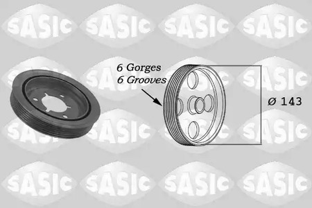 Шкив коленвала SASIC 2150001