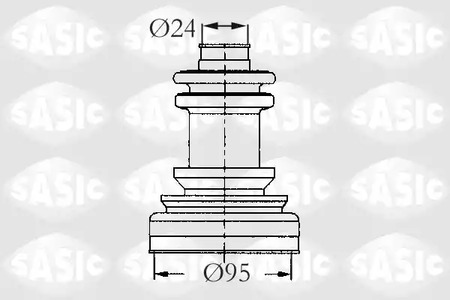 2933423 SASIC Пыльник ШРУСа