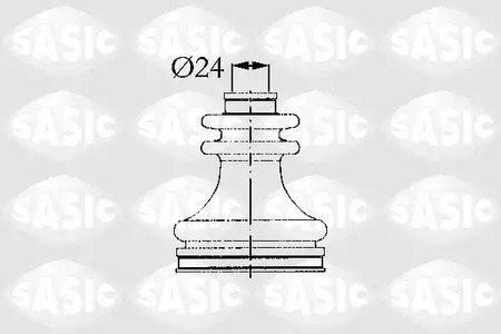 Пыльник ШРУСа SASIC 4003425