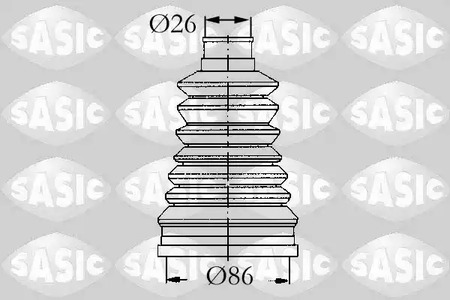 4003440 SASIC Пыльник ШРУСа