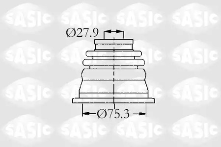 4003470 SASIC Пыльник ШРУСа