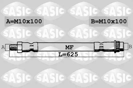 6604023 SASIC Тормозные трубки