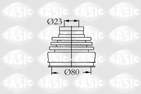 9004630 SASIC Пыльник ШРУСа